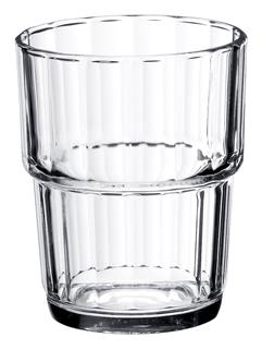 Norvege glas stapelbart härdat 25cl Ø77mm 94mm