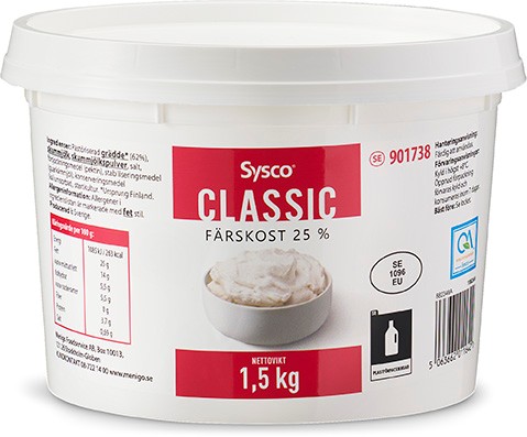 Färskost Naturell 25%
