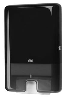 Dispenser H2 handduk TorkXpress Multifold
44,4x30,2x10,2cm svart