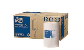 Rulle M1 centrummatat universal 310 mini vit 1-lag