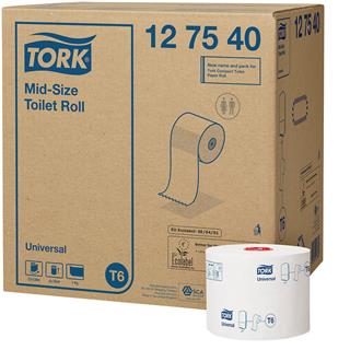 Toalettpapper universal kompakt autoshift T6,1-lag