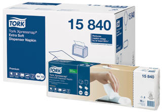 Dispenserservett N4 Premium 1/4-vikt 2-lag
21,3x33cm vit