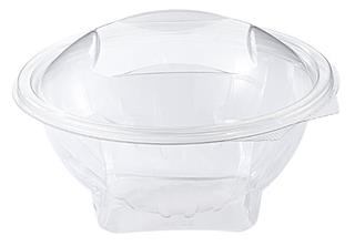Skål med vidhängande lock PET 1000ml ø190x95mm
transparent