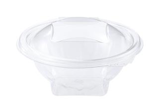Skål med vidhängande lock PET 250ml ø190x95mm
transparent