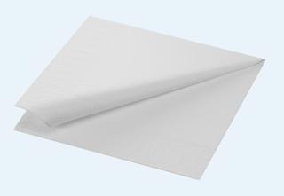Servett 1/4-vikt 3-lag 33x33cm Vit