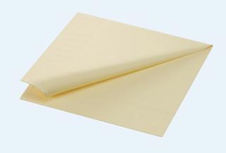 Servett 1/4-vikt 3-lag 33x33cm Vanilj
