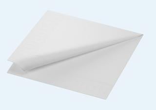 Servett 3-lag 40x40cm Vit