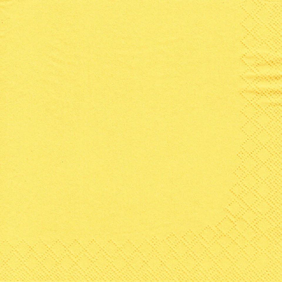 Servett gul 33x33 cm