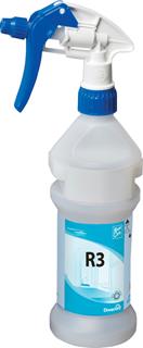 Sprayflaska för påfyllning a Divermite S Room
Care Divermite tomma flaskor till R3 ljusblå