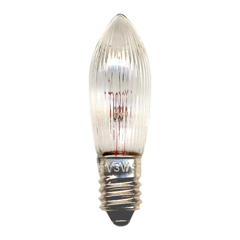 Topplampa E10 Klar 34V 3-pack