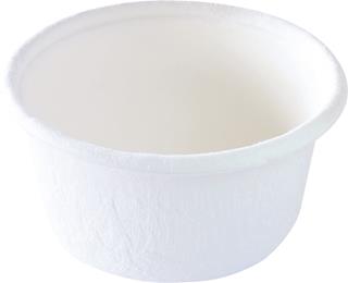 Dressingbägare rund Bagasse 60ml ø63x18mm vit
ecoecho