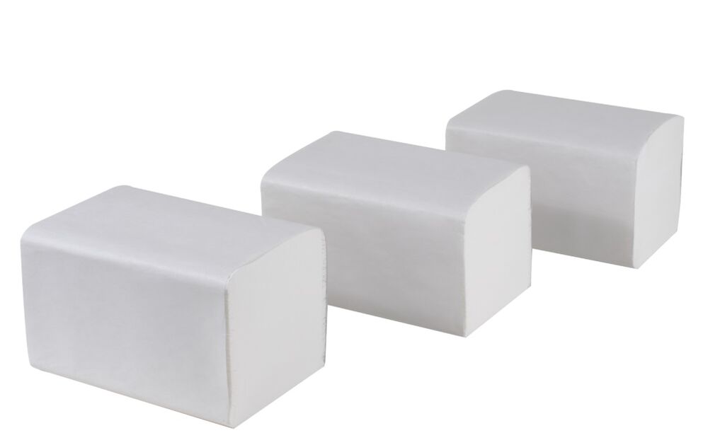 Dispenserservett N4 2-lag One by One Vit