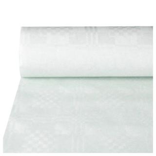 Dukrulle Papper 1,2x50m Damastpräglad Vit