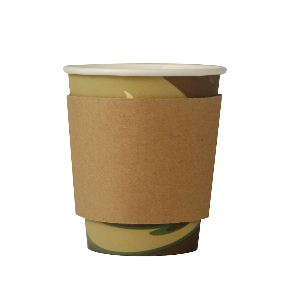 Krage isolerande papper till kaffebägare ø73mm
20-30 cl brun