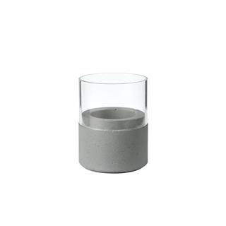 Ljushållare glas Neat holder 70x61mm mörkgrå