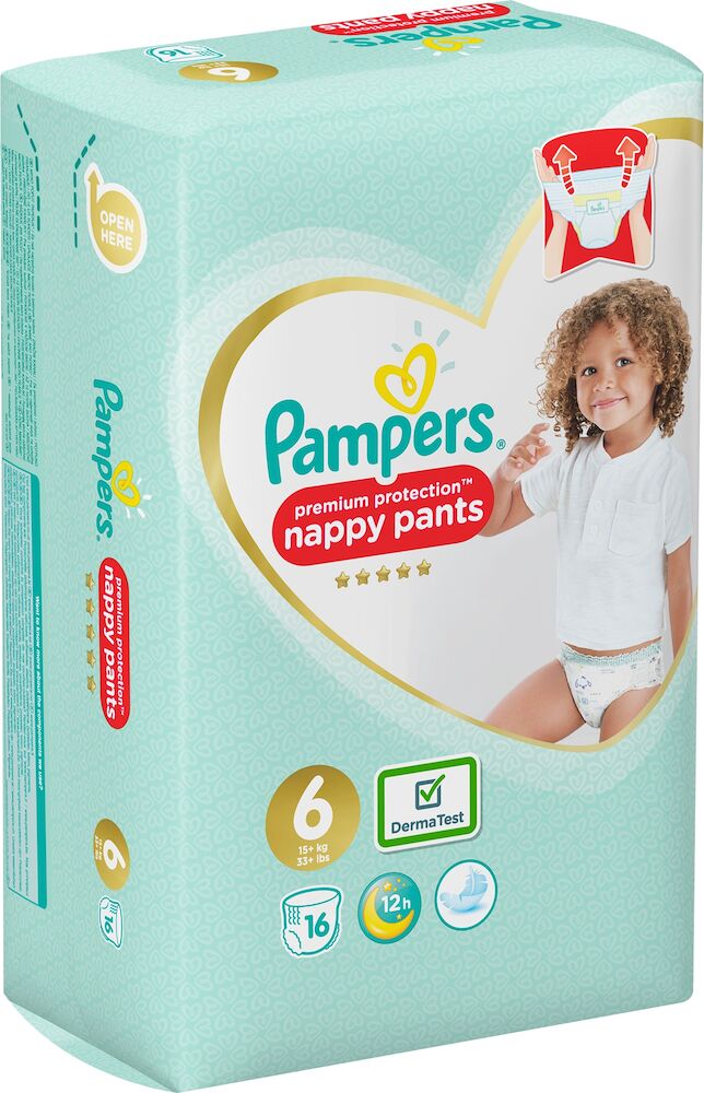 Blöja Premium Protection Nappy Pants S6 15+kg