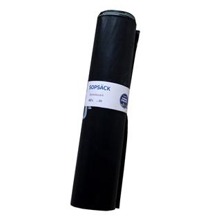Sopsäck storkök matavfallssäck LD/LLD 60L 
550x1050mm 80my svart