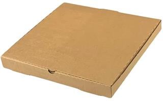 Pizzakartong Wellpapp 33x33x3,5cm brun