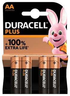 Batteri Plus AA Alkaliskt 4-pack