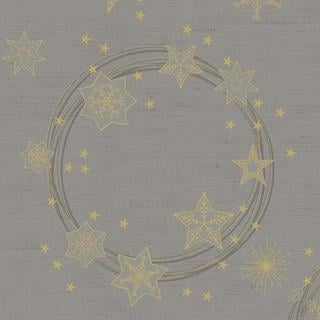 Servett Dunisoft 40x40cm  
Star Shine Granitgrå jul