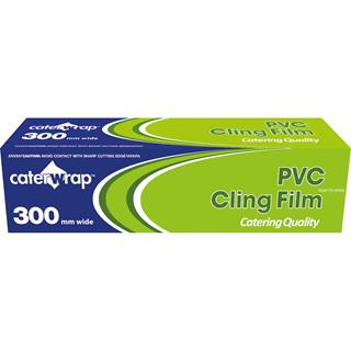 Plastfilm PVC engångsdispenser 30cmx300mx6