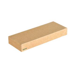 Kartonglock CRD/PLA 1100ml brun Viking Slim Brick