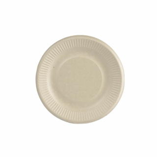 Tallrik Bagasse Natur 15cm