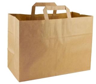 Pappersbärkasse 17L Brun