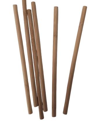 Sugrör Bambu 0,8cmx22cm
