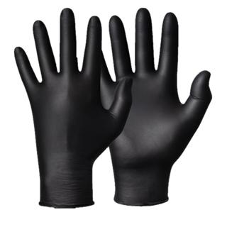 Engångshandskar Nitril  stl XL Svart