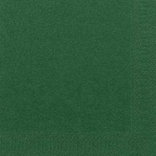 Servett 1/4-vikt 3-lag 33x33cm Mörkgrön