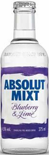 Absolut Mixt Blueberry & Lime