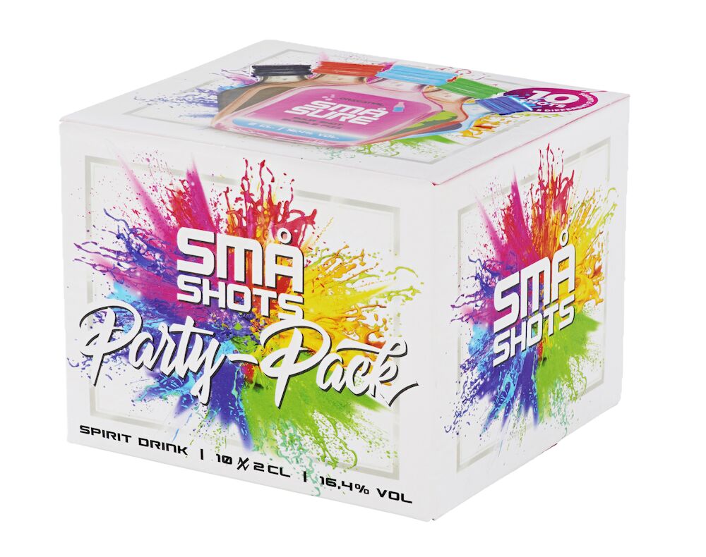 Små Shots Party Pack 10x2 cl Småflaskor
