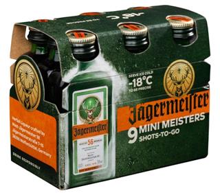 Jägermeister Mini 9x2 cl Småflaskor