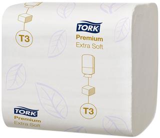 Toalettpapper T3 vikt extra mjukt Premium 
2-lag 19x11cm vit