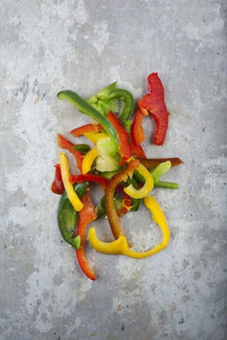 Paprikablandning Skivad