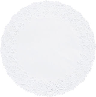 Spetspapper Runt Vitt 190mm