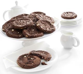 Cookiedeg i puck med 4 sorters belgisk choklad