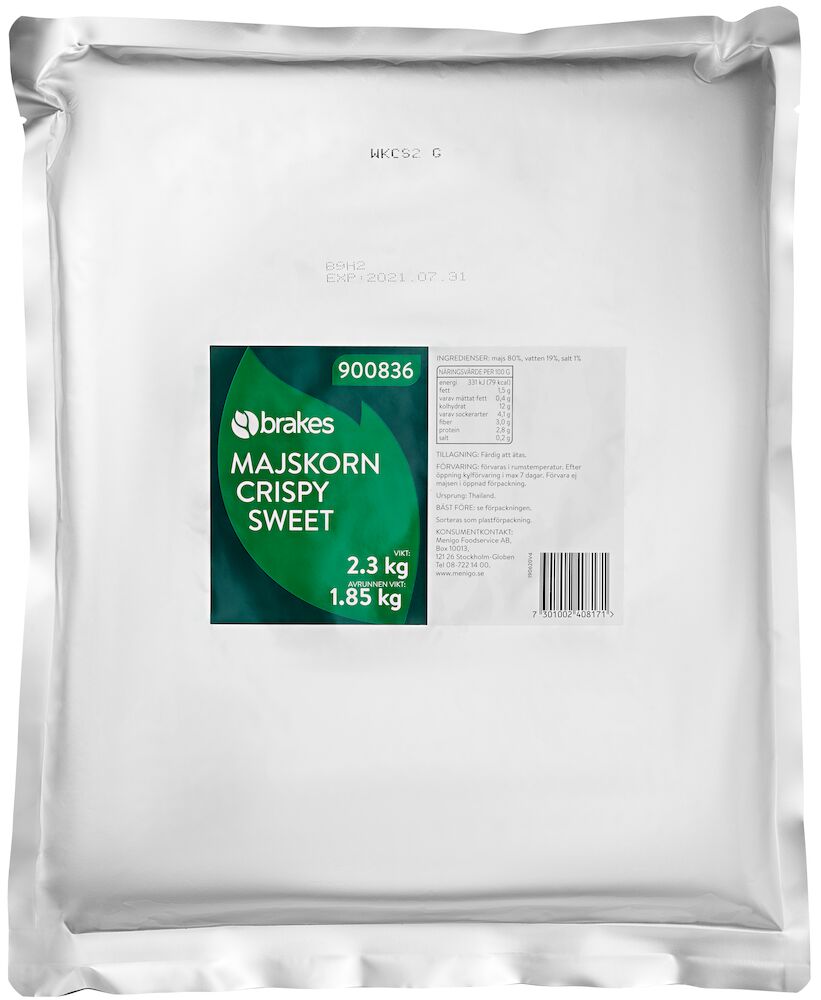 Majskorn Crispy Sweet easy bag