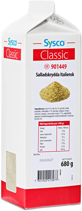 Italiensk Salladskrydda 680g