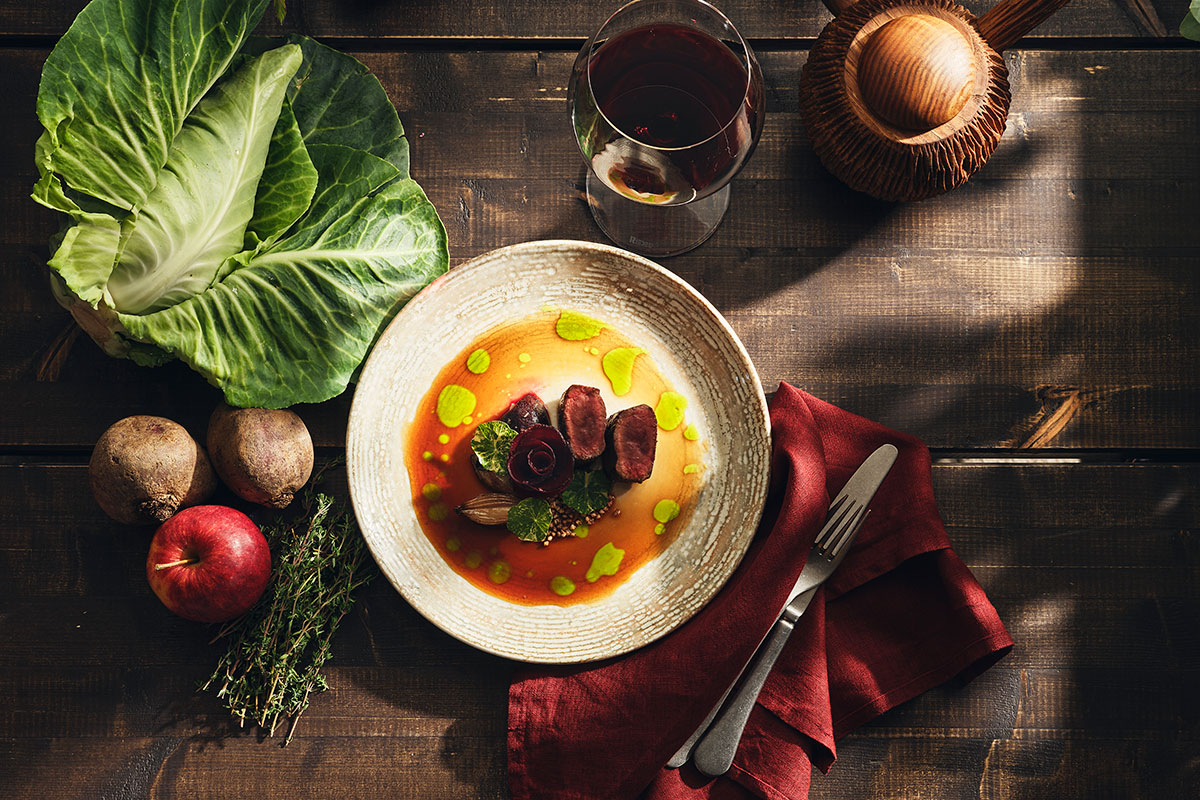 Rensadel med rödbetor och bovete. Recept av Florencia Abella.