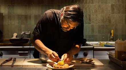 Italien en trappa ned hos Capannone