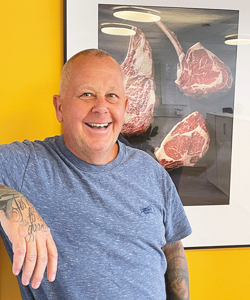 Richard Hofbauer, produkt- och sortimentsansvarig för produktionsenheten för kött i Årsta.