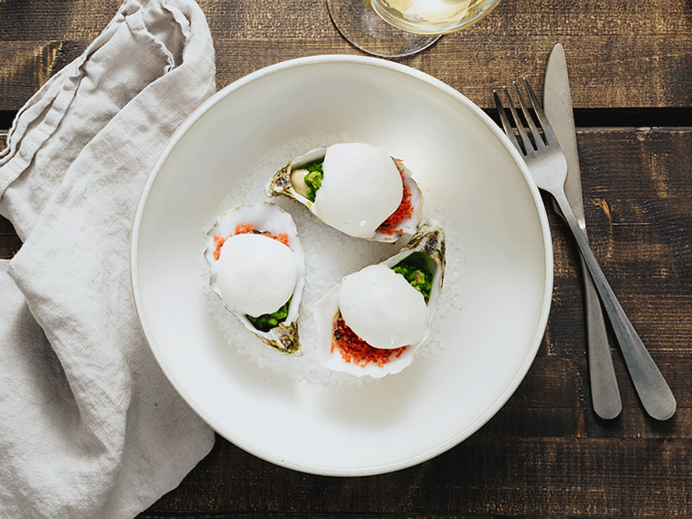 Recept "Ostron med grillad jalapeno" av Danyel Couet.