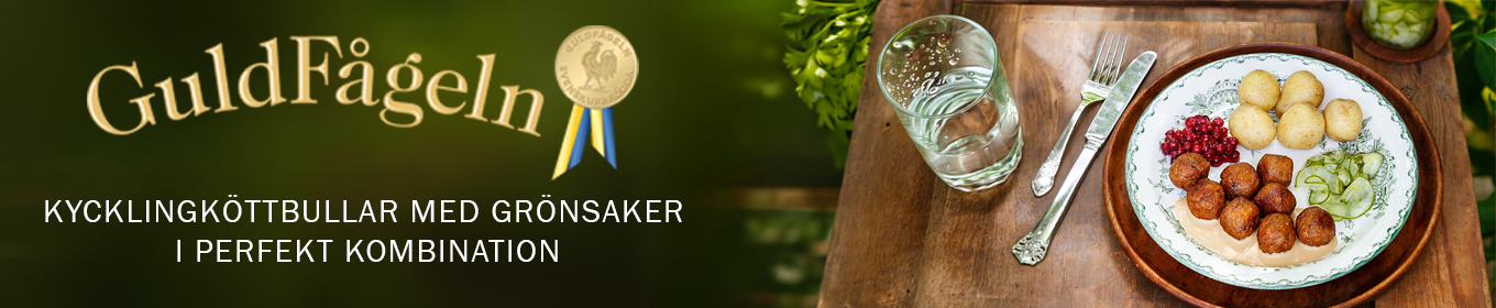 Kycklingköttbullar och grönsaker i perfekt kombination