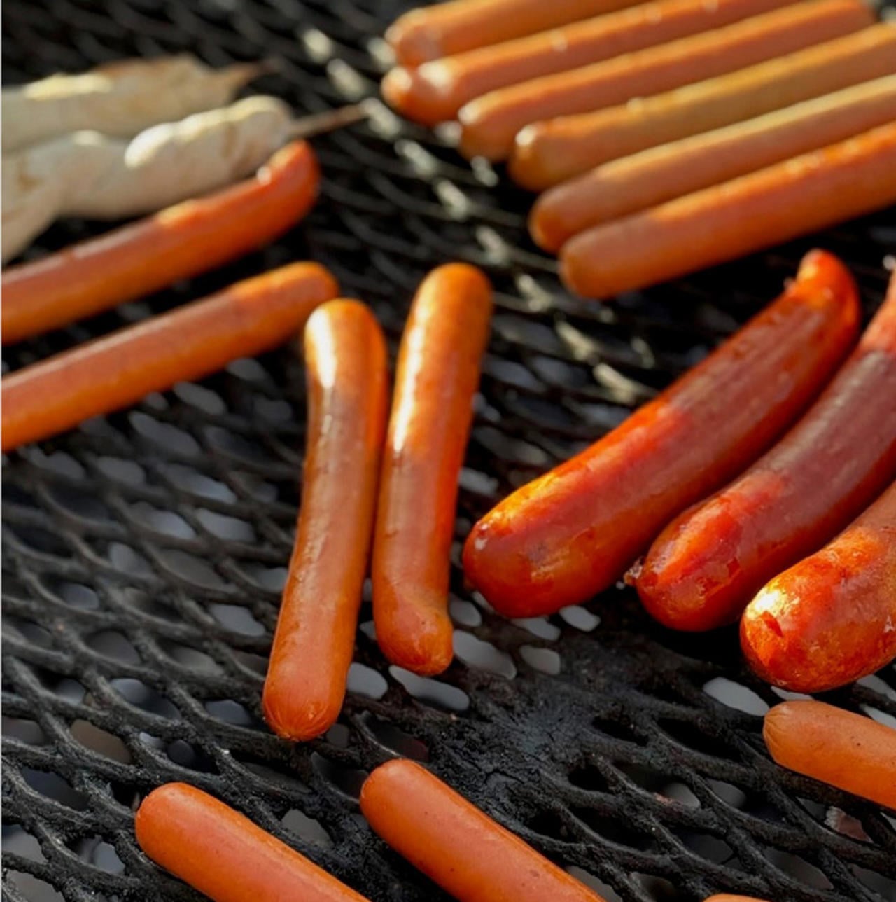 Korv på grill