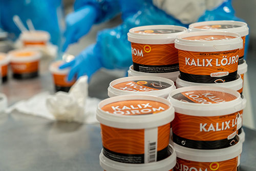 Kalix Löjrom i förpackning. 