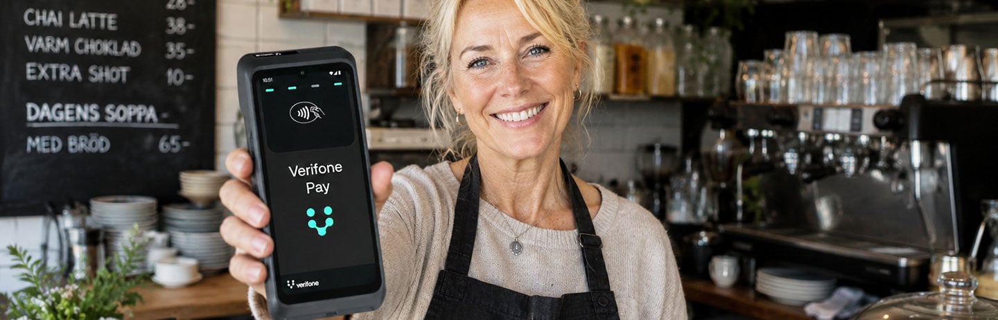Snabb och smidig betalning med Verifone Pay