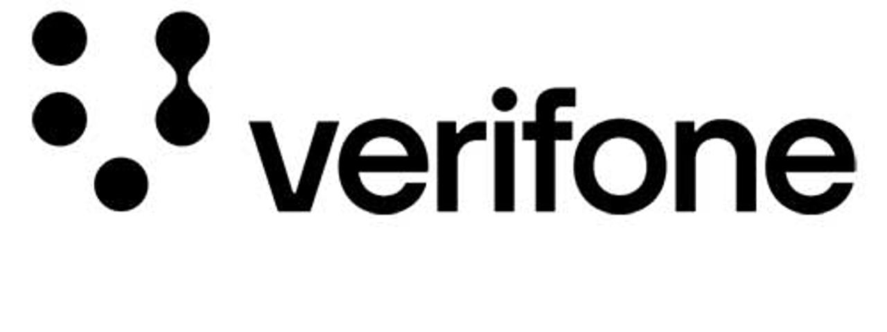 Verifone logo.
