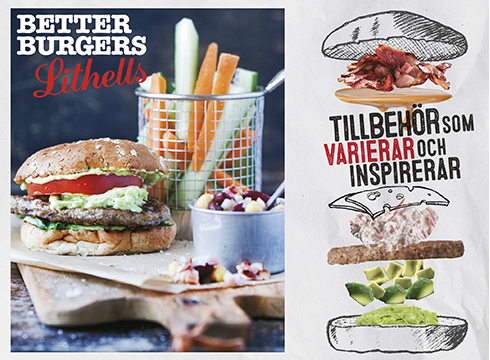 Förstekt hamburgare med guacamole och bacon slaw [Atria]